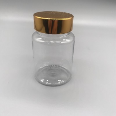 PET 80ml health care bottle with metal cap or screw cap