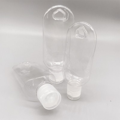 50mlPET inverted hook plastic bottle mini hand sanitizer bottle with flip cap