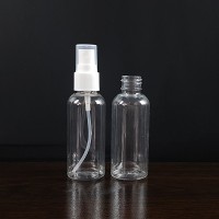 1oz 30ml Clear Refillable Fine Mist Spray Bottle PET Plastic Bottle