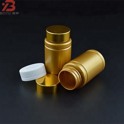 100ml pet  health care products bottle with gold  cap