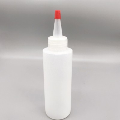 hot sale 120ml HDPE plastic bottle Squeezable Bottles with Tip Cap