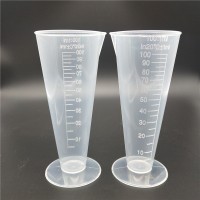 100ml Clear Round Base Conical Graduate Plastic Measuring Cup