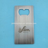 Good quality stainless steel bottle opener business card