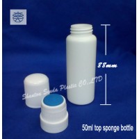 High quality medicine bottle liquid plastic bottle,50ml top sponge bottle for OEM