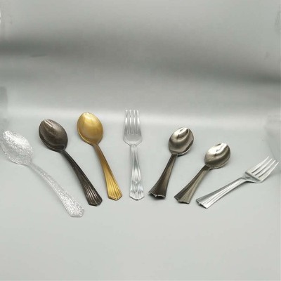 Food Grade Ps Disposable Plastic Spoon And Fork For Ice Cream