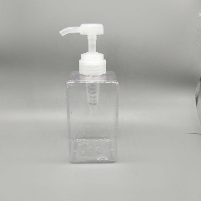 450ml pet plastic  pet bottle with  Emulsion pump