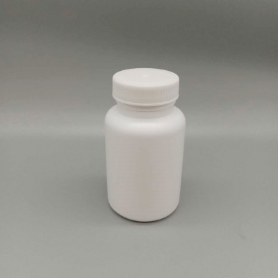 PE 150ml medicine bottle, health care bottle with pressure screw cap and ordinary cap