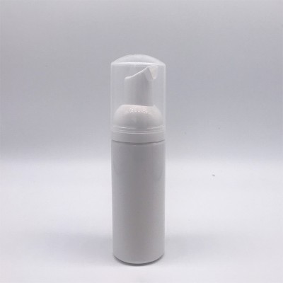 50ml cosmetic plastic soap foam pump bottle for cleanser and mousse,cosmetic airless pump bottle